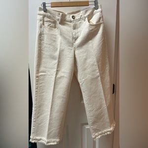 LOFT Wide Leg Cropped Jeans 8 Petite NWT